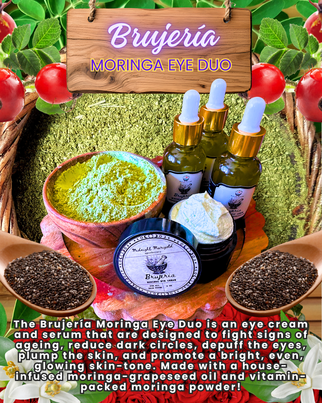 Brujería Moringa Eye Duo