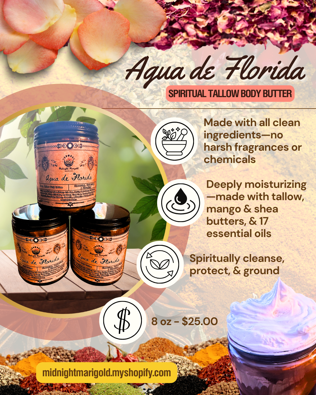 Agua de Florida Tallow Body Butter