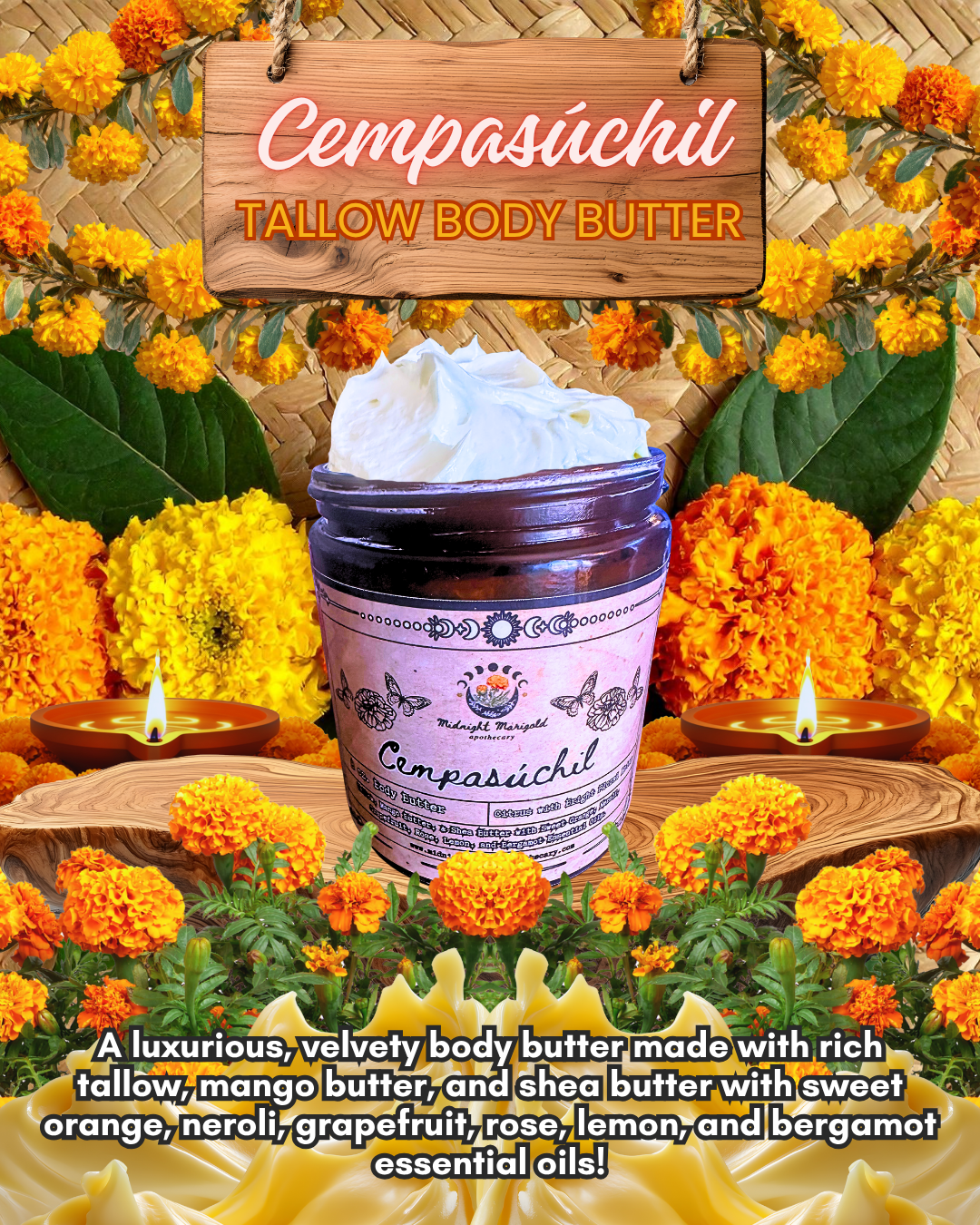 Cempasúchil Tallow Body Butter