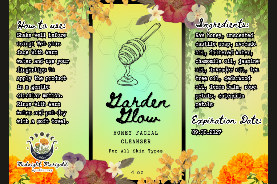 Garden Glow Honey Facial Cleanser