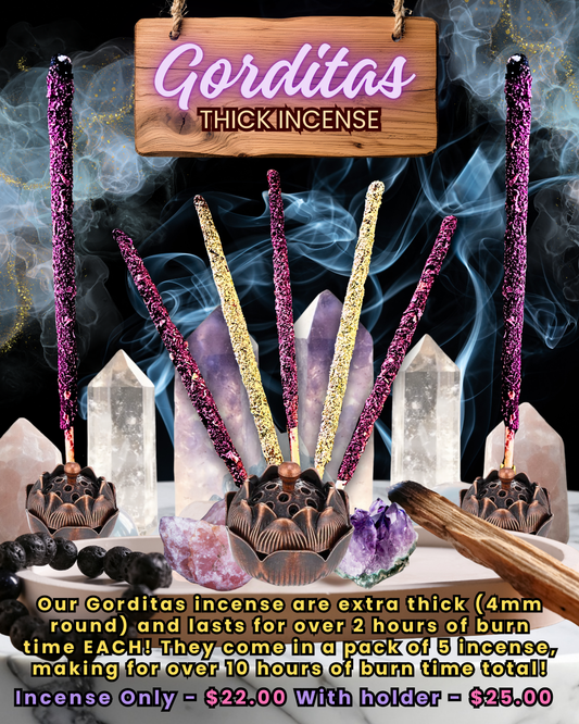Gorditas Extra Thick Hand-Rolled Intention-Setting Incense
