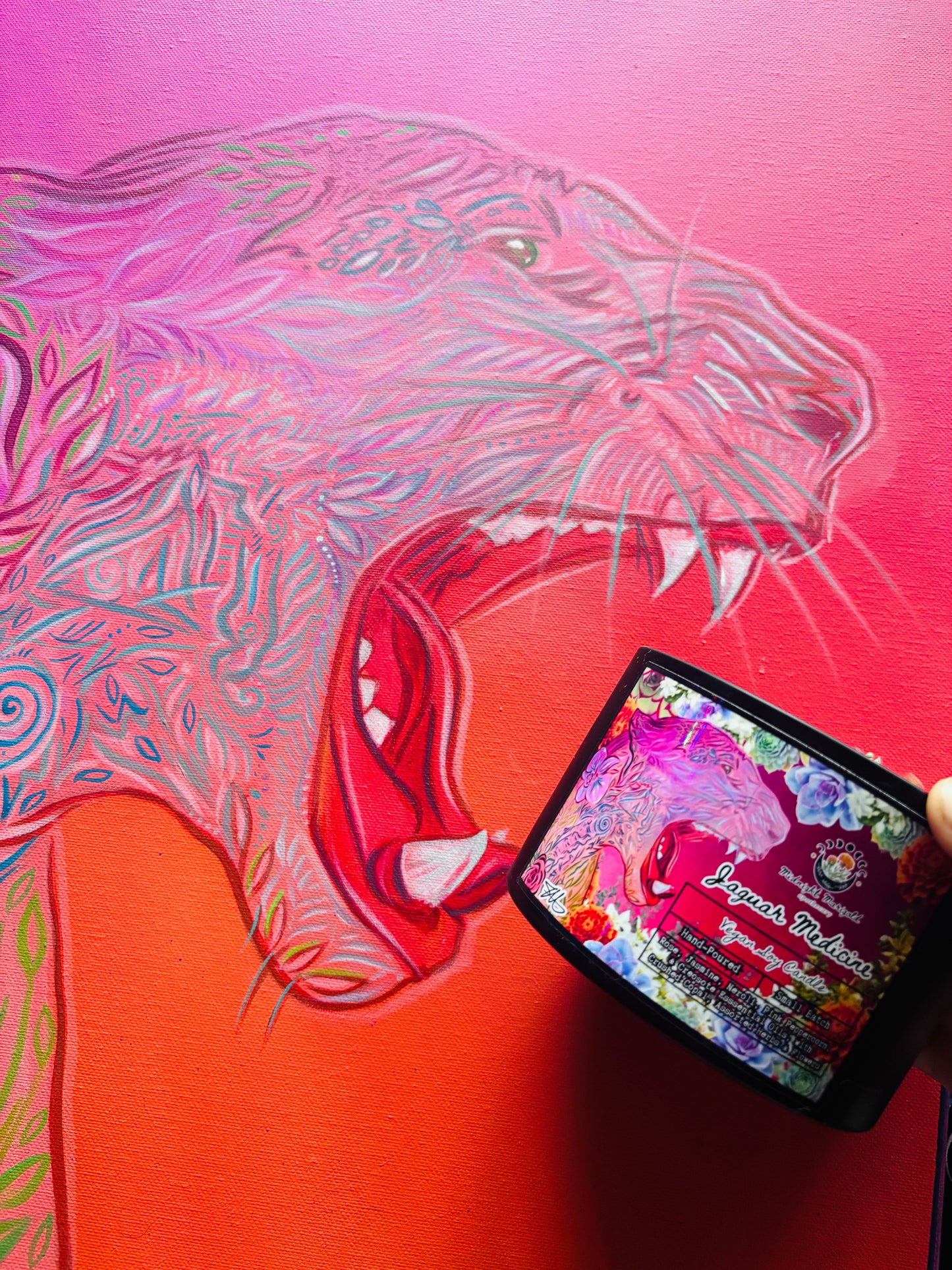 Jaguar Medicine Candle