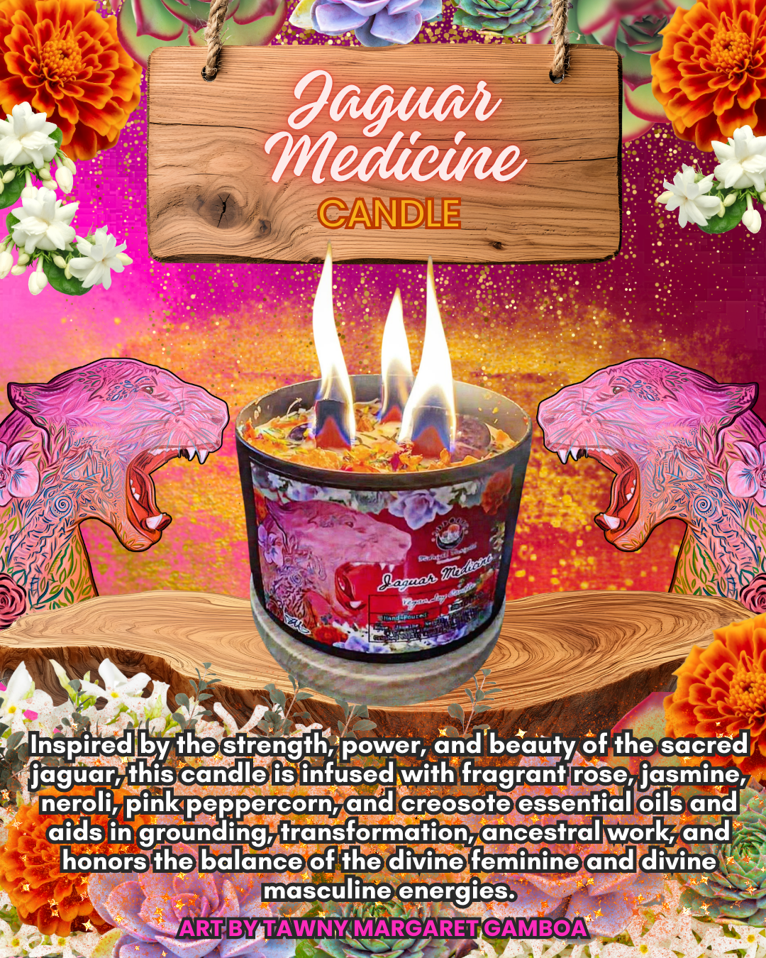 Jaguar Medicine Candle