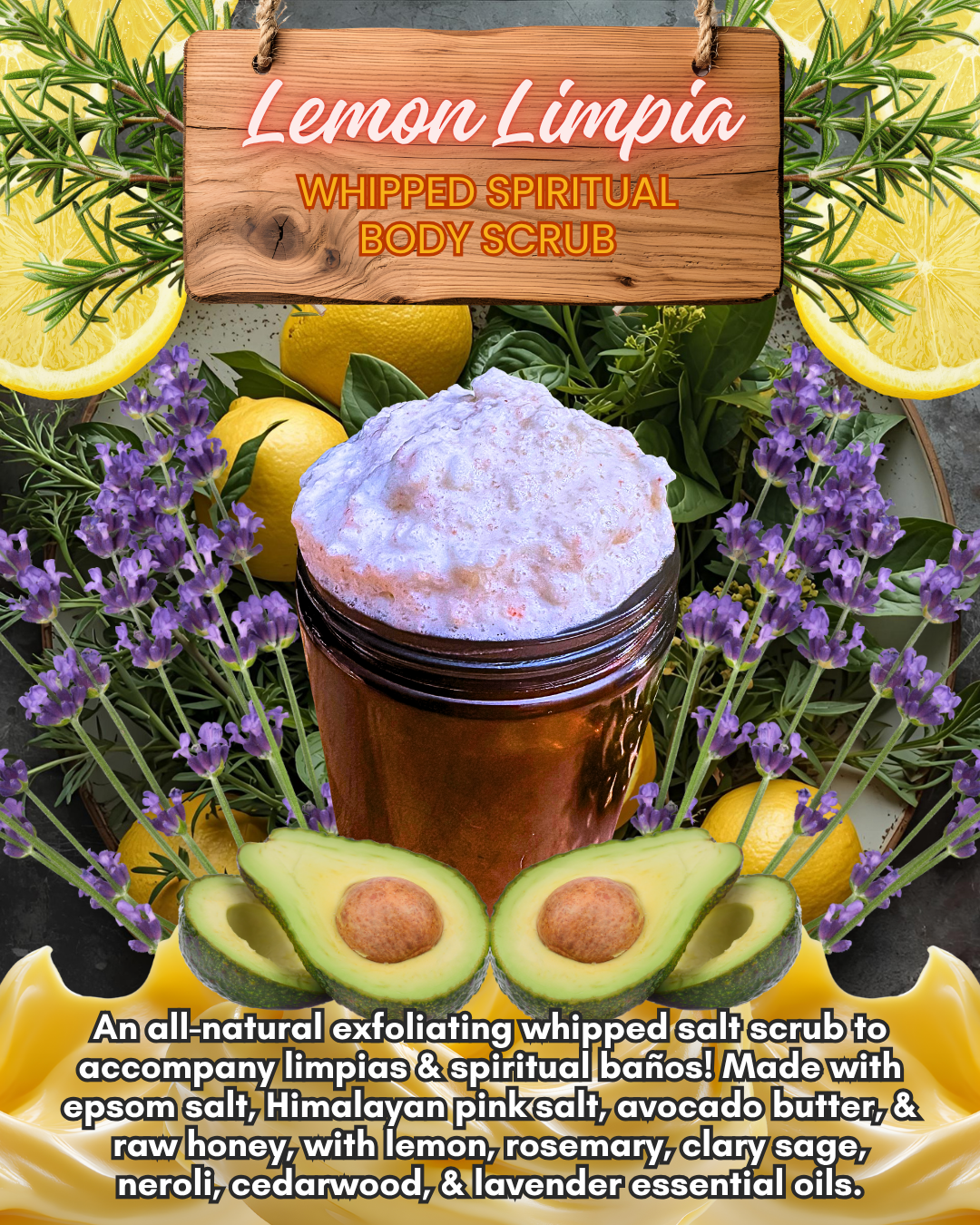 Lemon Limpia Spiritual Cleansing Scrub