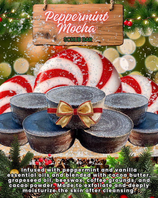 Peppermint Mocha Scrub Bars